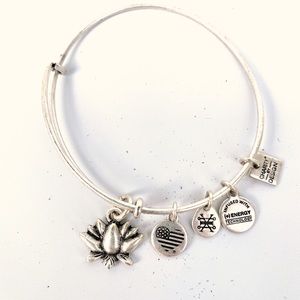 Alex and Ani lotus bracelet